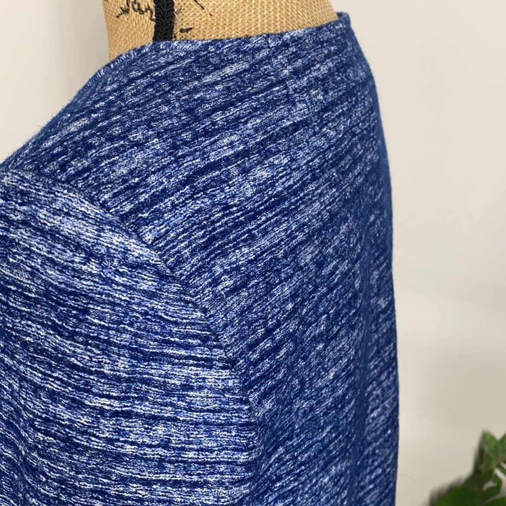 NWOT Banana Republic Blue Space Dye Peplum Jacket - Picture 7 of 11